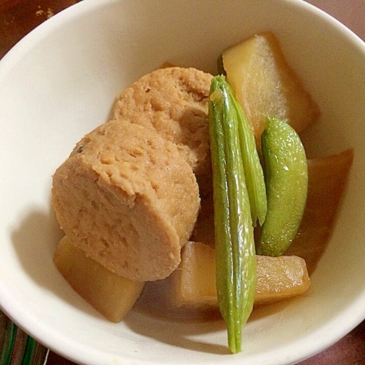 麺つゆで簡単！がんもどきと大根のしみしみ煮